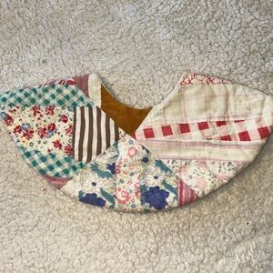 Quilted collar with hook and eye closure at back of neck. Handmade. Fits 2T-6T